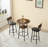 Bischoffs 2 - Person Four Leg Dining Set