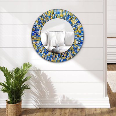 Trenice Glass Flat Wall Mirror