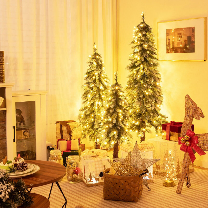 Lighted Artificial Christmas Tree