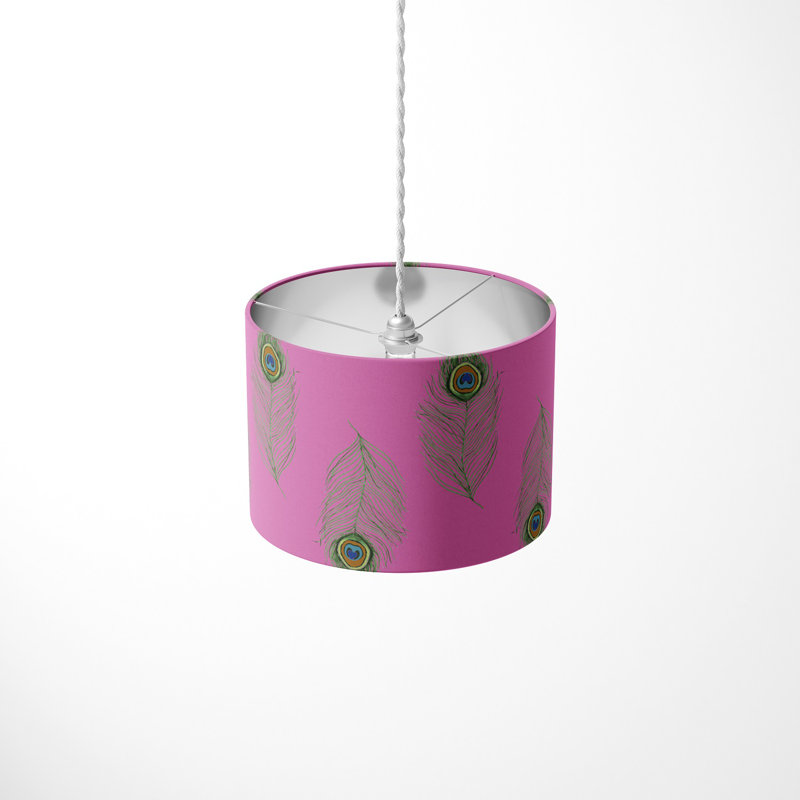 21cm H Cotton Drum Pendant Shade ( Spider )
