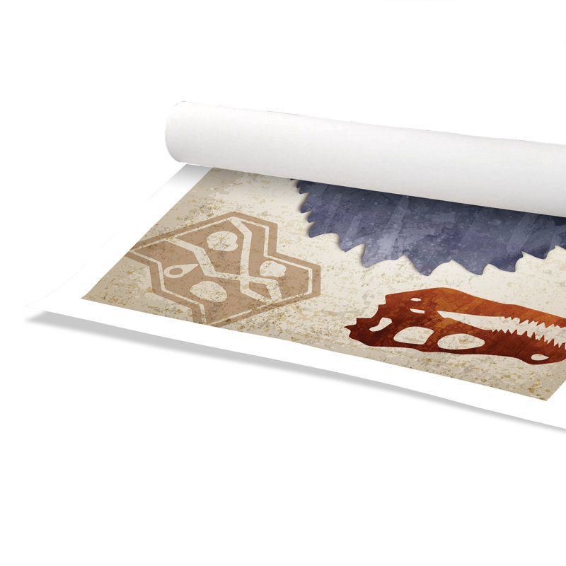 Décalcomanie murale Dinosaures-02 ', H 40 po x l 28 po x P 1 po, Papier
