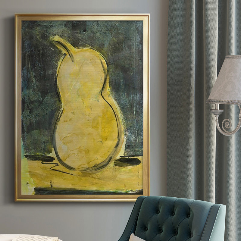 Urban Pear I " Urban Pear I ", Gold, 42.5" H x 30.5" W x 1" D