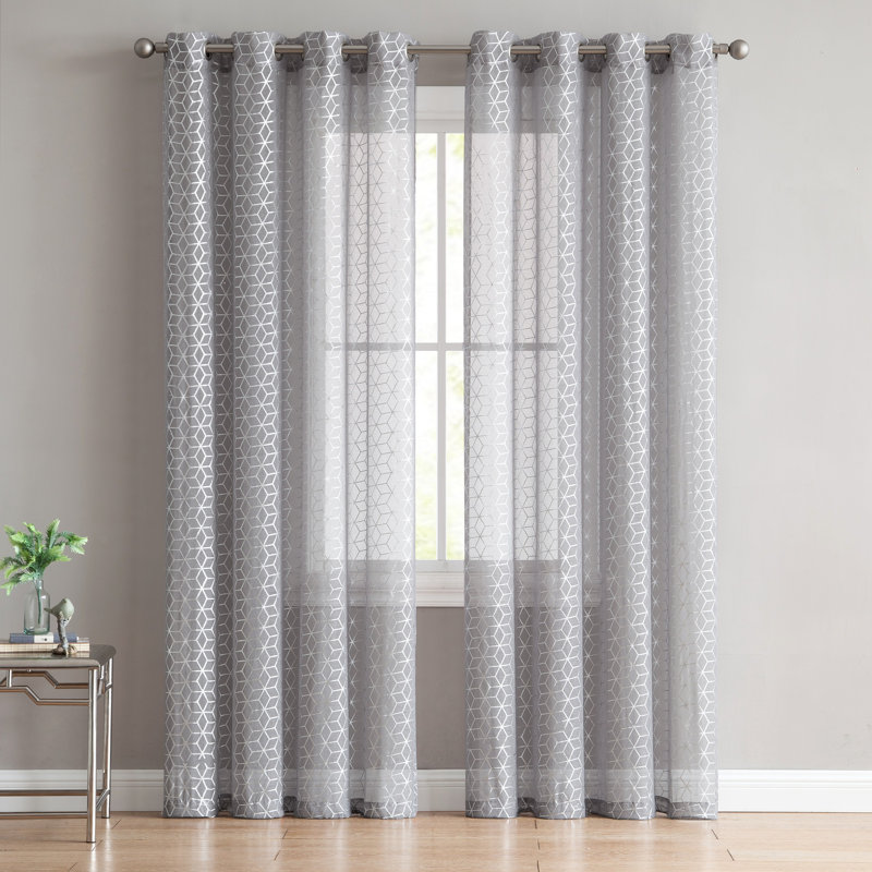 Kalesha Sheer Single Curtain Panel