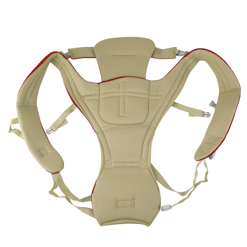 Porte-bébé respirant et ajustable, Rouge