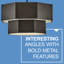 Facet Two-Tier Convertible Hexagon Pendant-94486974-94486975