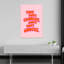 «Take More Chances Dance More Bold Playful», reproduction d'art murale rétro-438132908