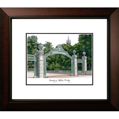 Cadre photo en alumnus de lithographie legacy ncaa golden