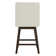 Aleksy Swivel Upholstered Counter Stool with Solid Wood Frame