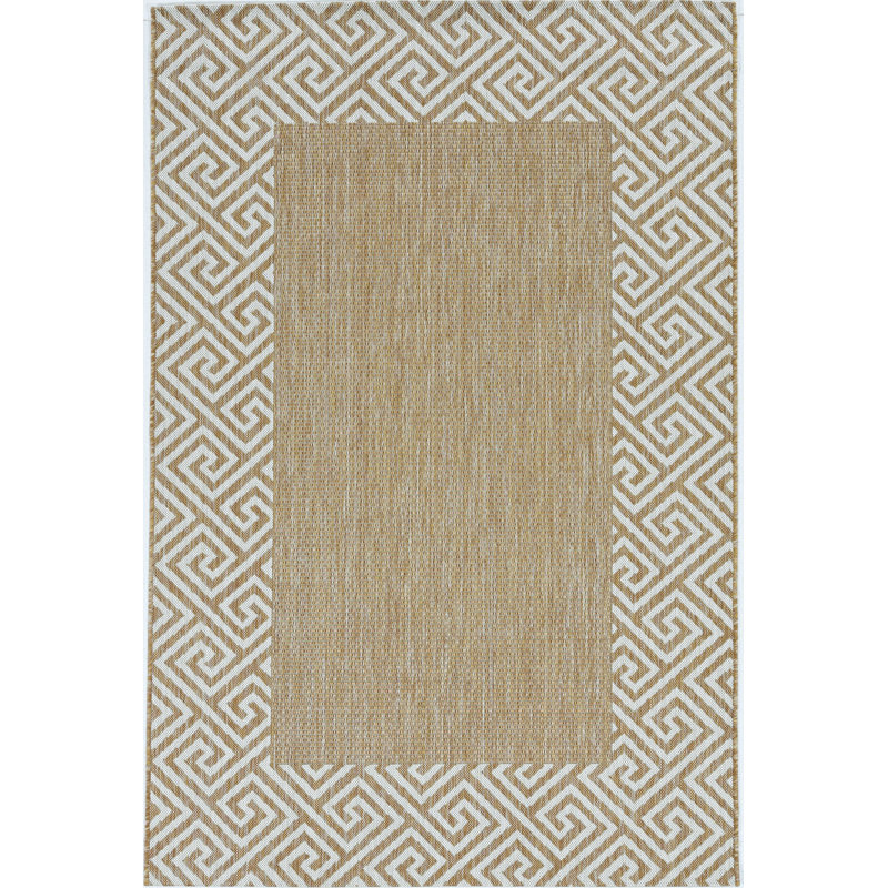 3' X 4' Natural Polypropylene Area Rug