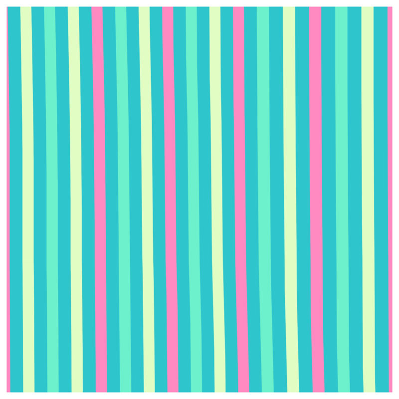 Édredon à rayures rose et bleu, Simple extra long