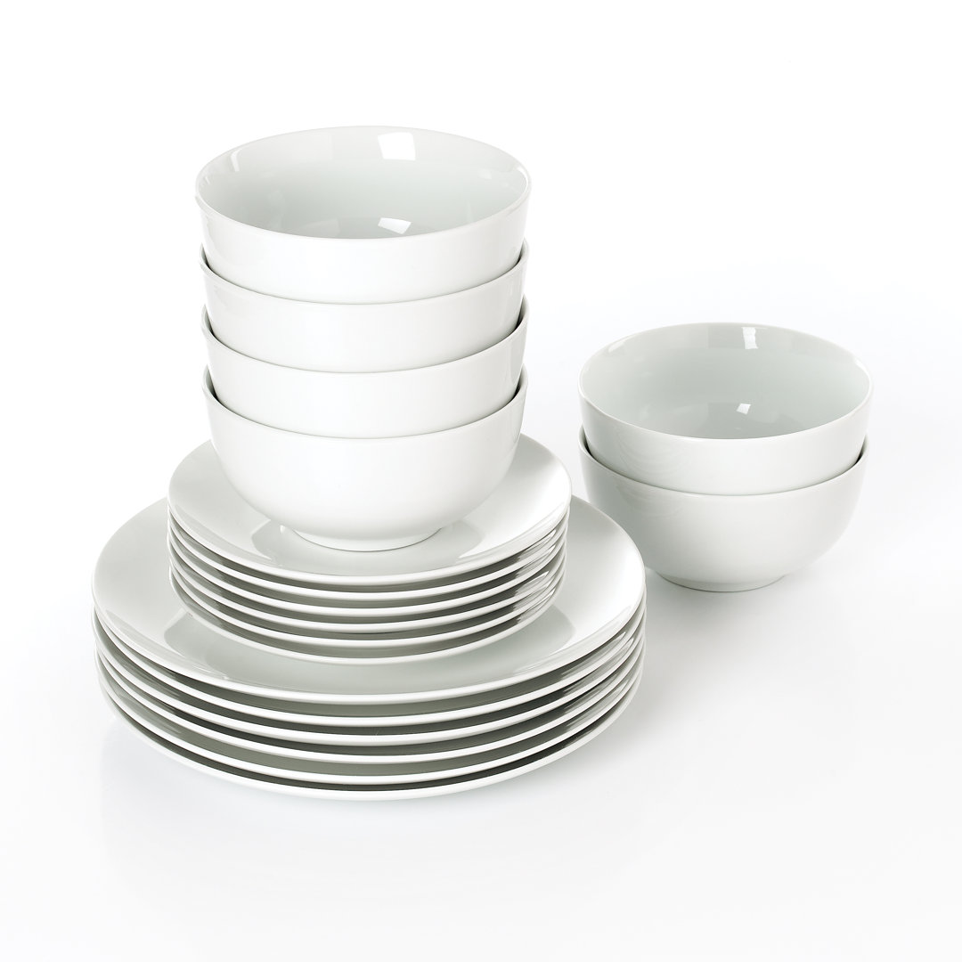 Porcelain China Dinnerware - Service for 6