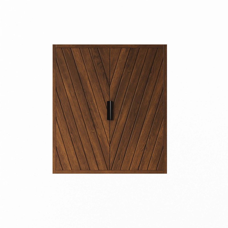 Armoire de salle de bain 26 po, Noyer foncé