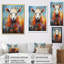 «Colorful Popart Sheep Ewes», reproduction sur toile-2052129520-2052129527