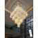 D32''x H79'' Large Chandeliers For High Ceilings Square 4 Tiers
