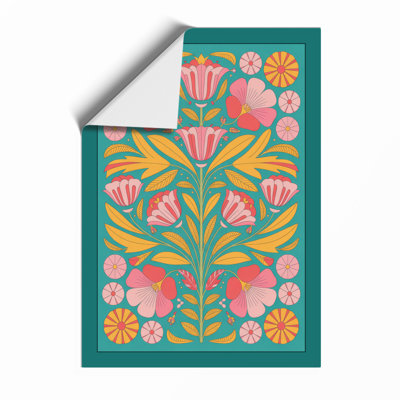 Flowering Tree Botanical - Framed Print
