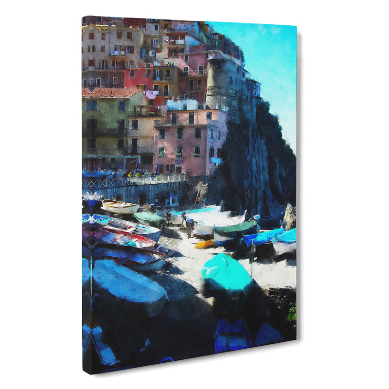 Cinque Terre In Italy Vol.1 - Wrapped Canvas Print, 60cm H x 40cm W x 3cm D