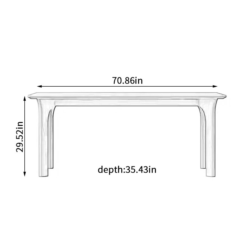 Esosa, 29.52"H x 70.86"L x 35.43"W