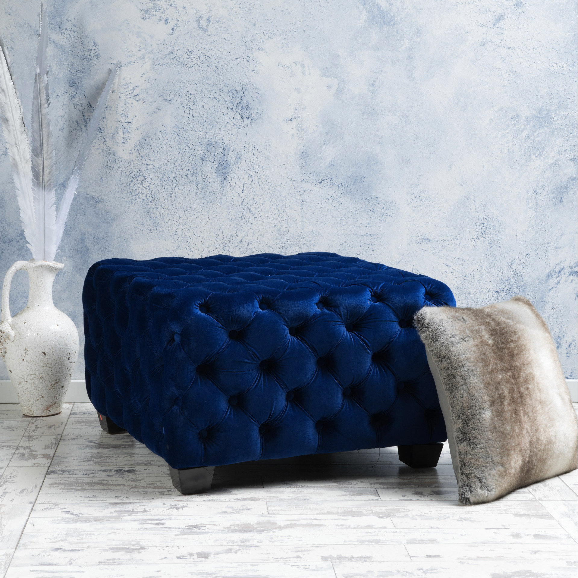 Mercer41 Velvet , Button-, Modern Interior, With Button- Design | Wayfair