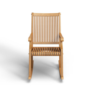 Argon Teak Wood Porch Rocking Chair