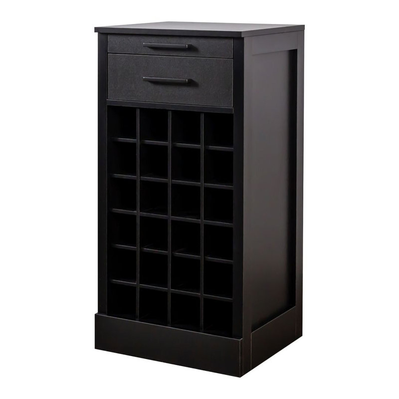Armoire-bar modulaire à vin 24 pièces Rhodora, Noir