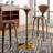 26'' Upholstered Counter Stool with Back
