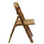 Chaise pliante Elliott Bamboo Wood - Chaise pliante pour événement - Chaise pliante commerciale