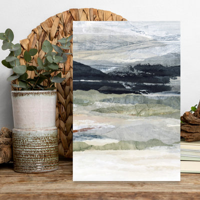 Contemporary Art Modern Abstract Landscape Nature Wall Art by Lara Eckerman - Wrapped Canvas Print