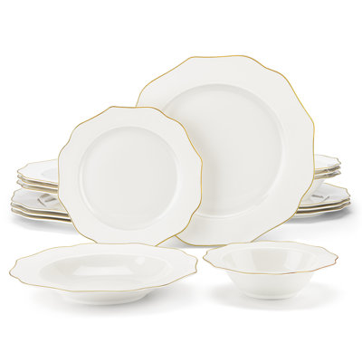 Piece Bone China Dinnerware Set - Service for 4