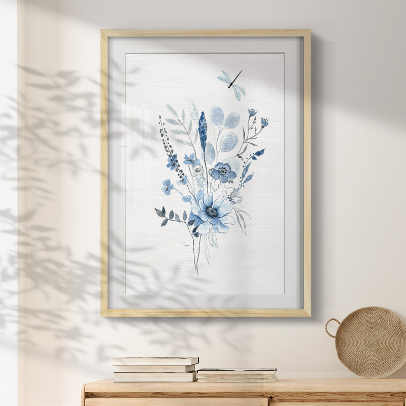 Ocean Crush I - Toile tendue avec châssis, H 25,5 po x l 17,5 po, Naturel