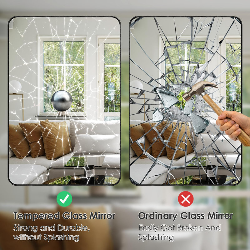Aluminum Rectangle Mirror