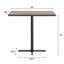 Plateau de table rectangulaire en bois massif avec base en X-1832549398-1832549402-1832549401