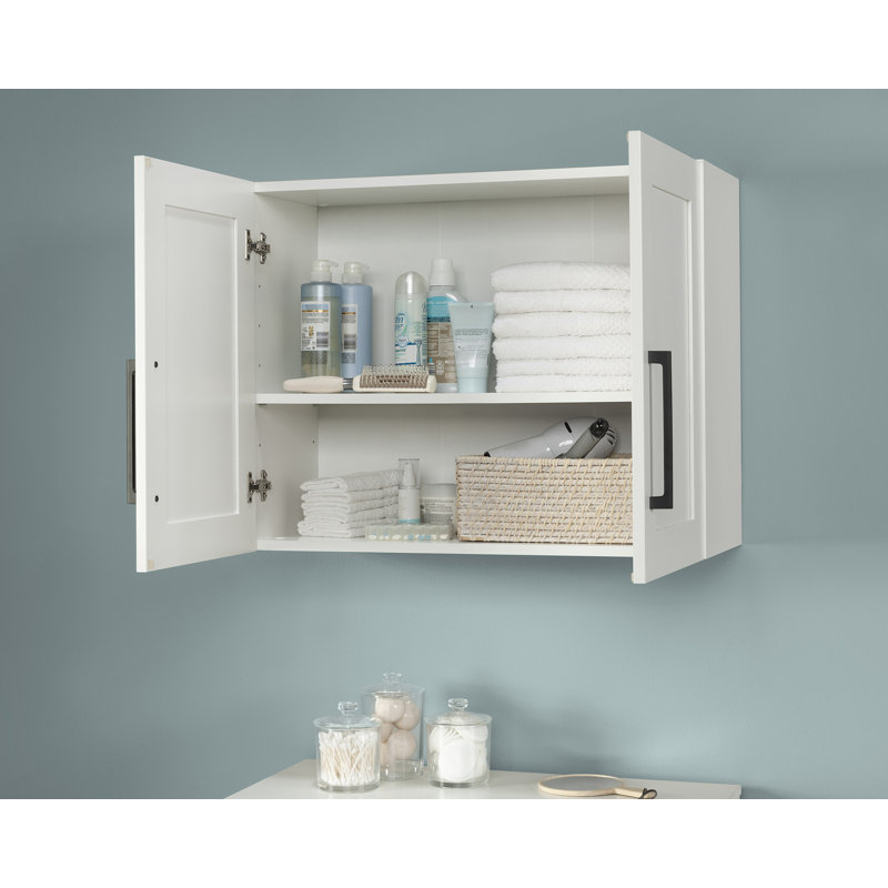 Armoire suspendue Franziska - blanc, Blanc