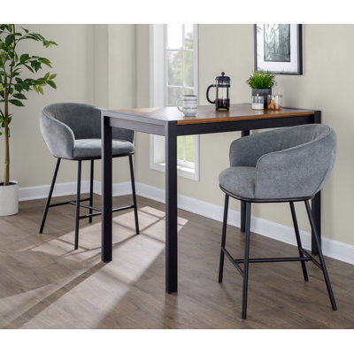 Kateryn 25.5" Upholstered Counter Stools