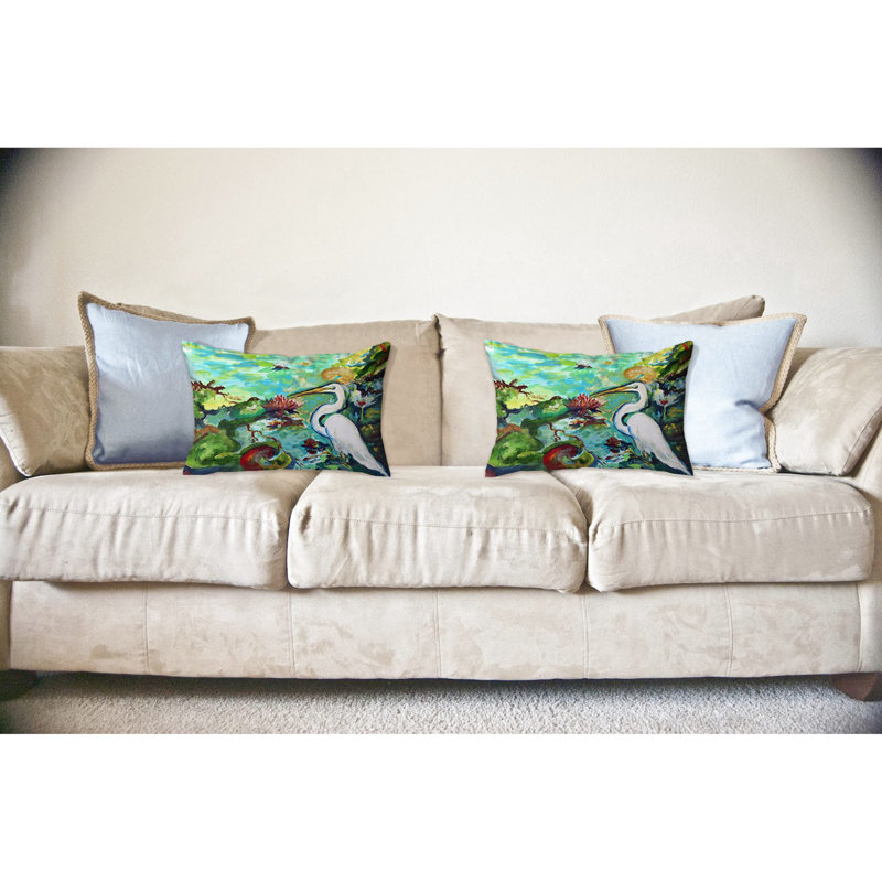 Outdoor Rectangular Pillow Cover & Insert, 16" x 20"