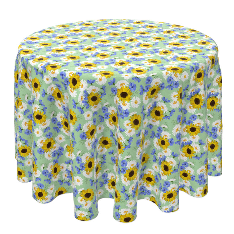 Gracevayle Round Floral Cotton Tablecloth