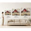 Homestead Study - Red Barn Heritage Landscape, art mural sur toile tendue-129463034