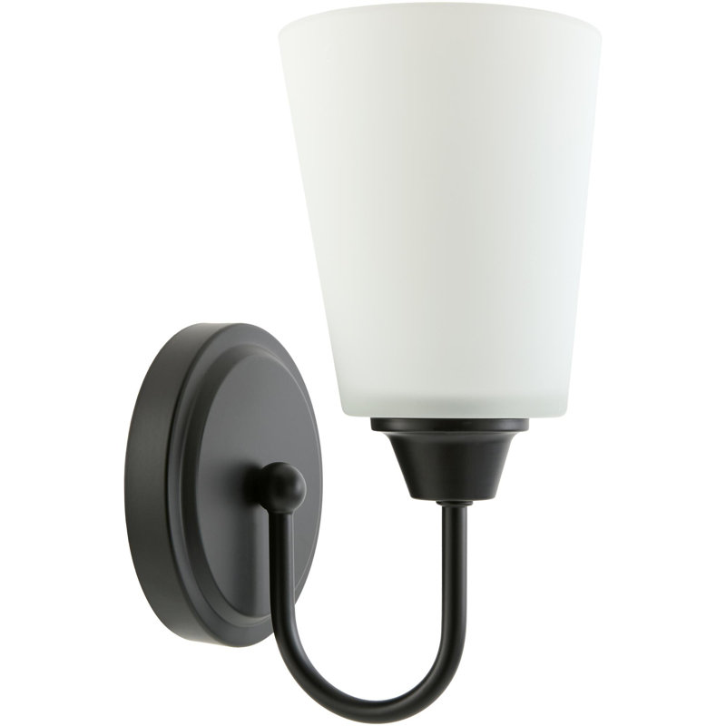 Mankiewicz Wall Sconce, White, Matte Black