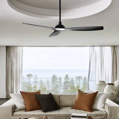 Ventilateur de plafond standard à 3 pales 52 "avec télécommande Willow