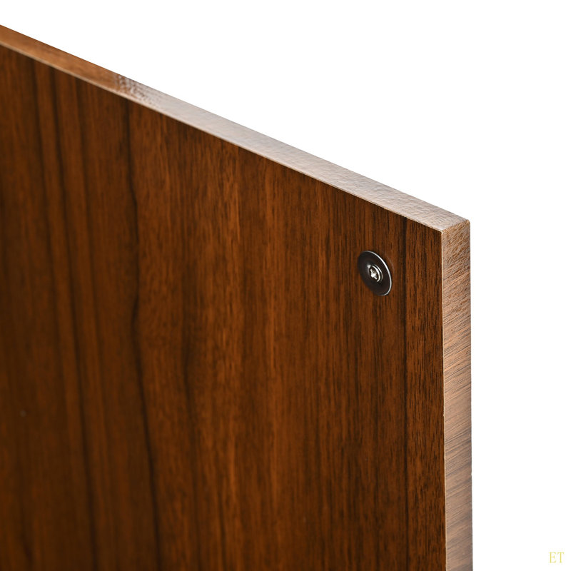 Armoire de rangement, buffet en bois avec pieds en fer pour le salon