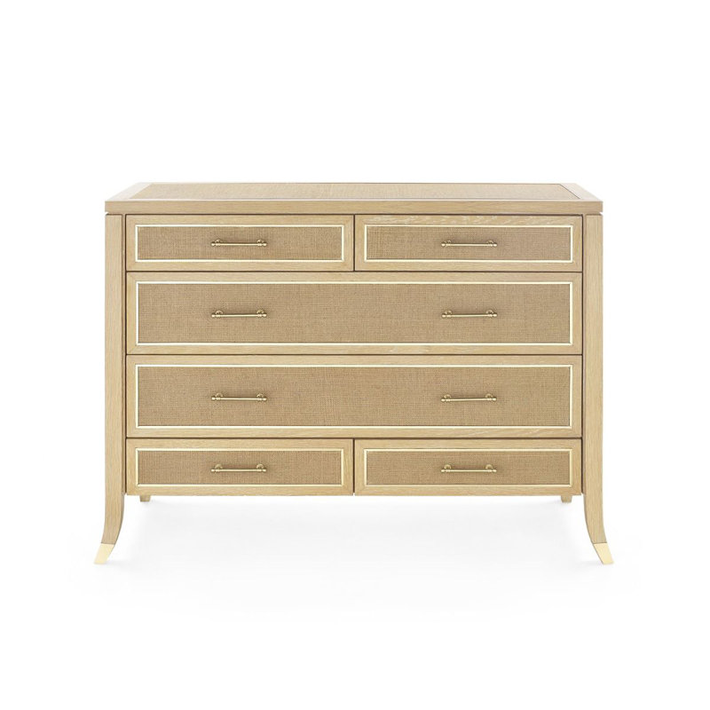 Paulina 6 - Drawer Solid Wood Dresser