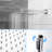 12 Inch Square Shower System With Dual - Wall Mounted, Head Mounted-120883107