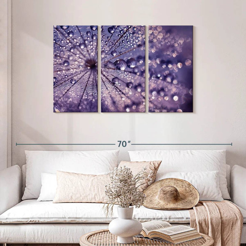 Harnek Purple Reflections, 28" H x 45" W