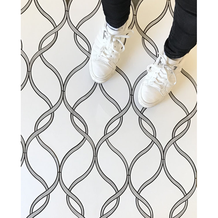 9" x 11" Porcelain Mosaic Wall and Floor Tile