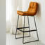Orange Solid back side Chair(Set of 2)-2013193776-2013193777