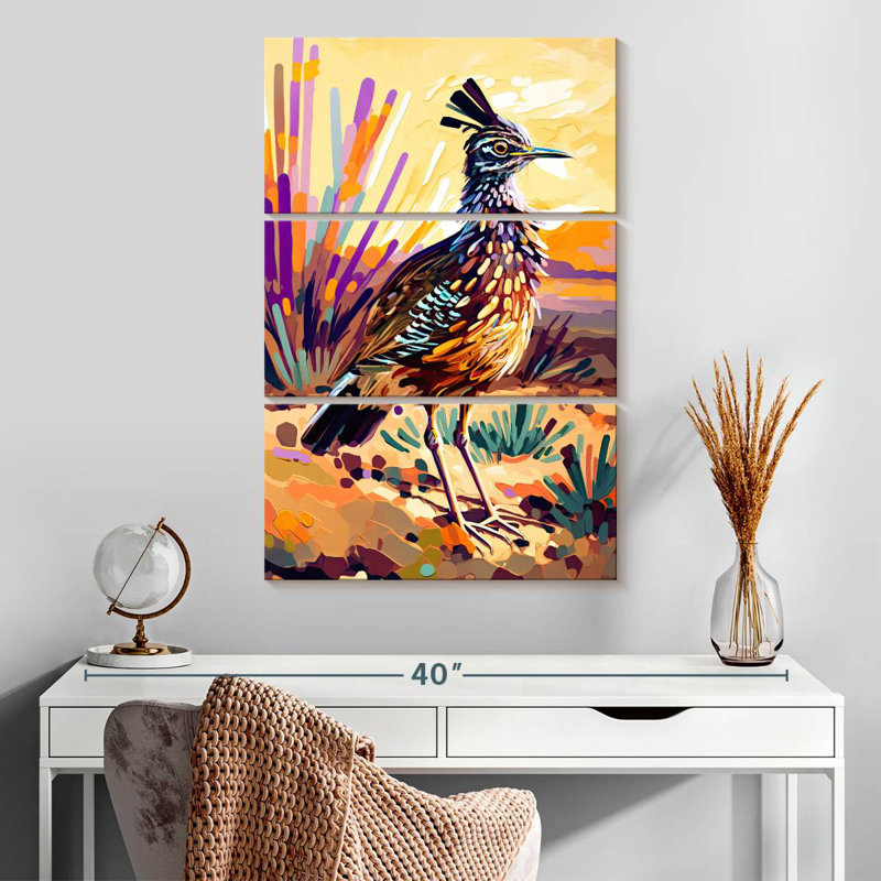 Brampt Desert Roadrunner, 32" H x 20" W