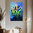 Avery Tulips On Blue-108557601