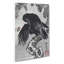 A Crow on a Branch by Kawanabe Kyosai - Wrapped Canvas-55368426