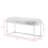 Renoir Faux Fur Metal Frame Ottoman Bench For Bedroom-22279239-22279243