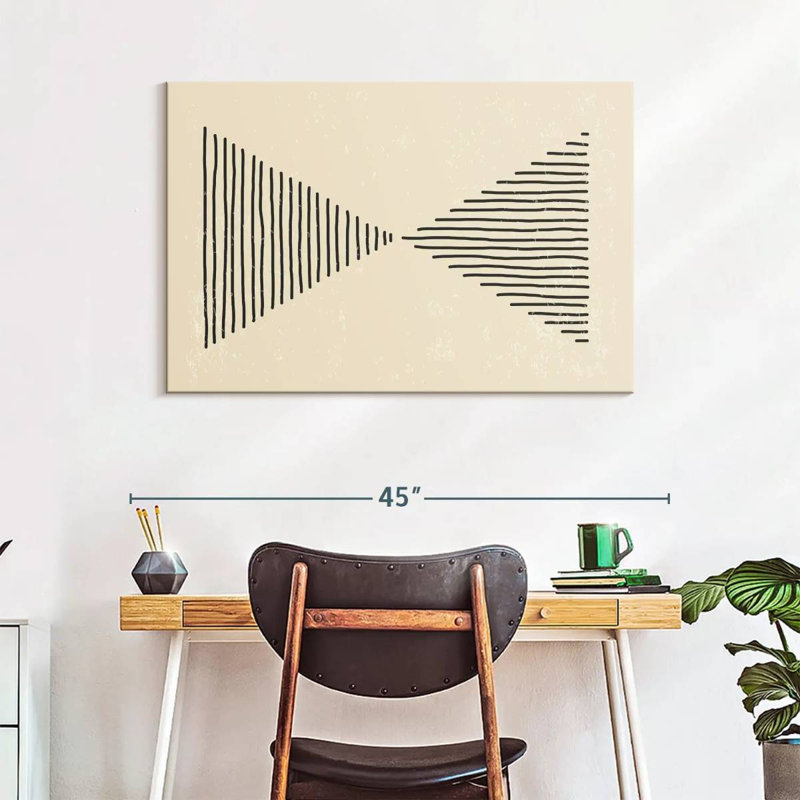 Avery Triangle Abstract, 26" H x 39" W