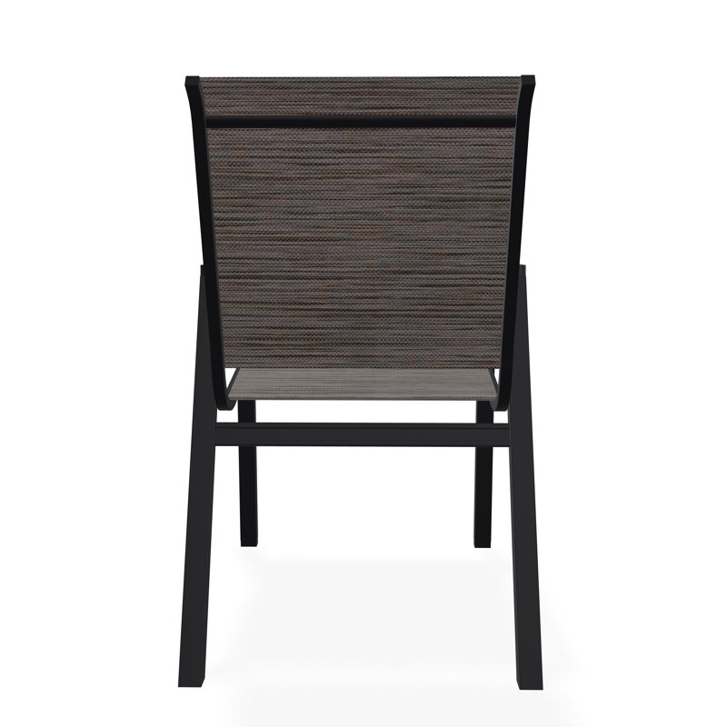 Bazza Outdoor Dining Chair, James, Black